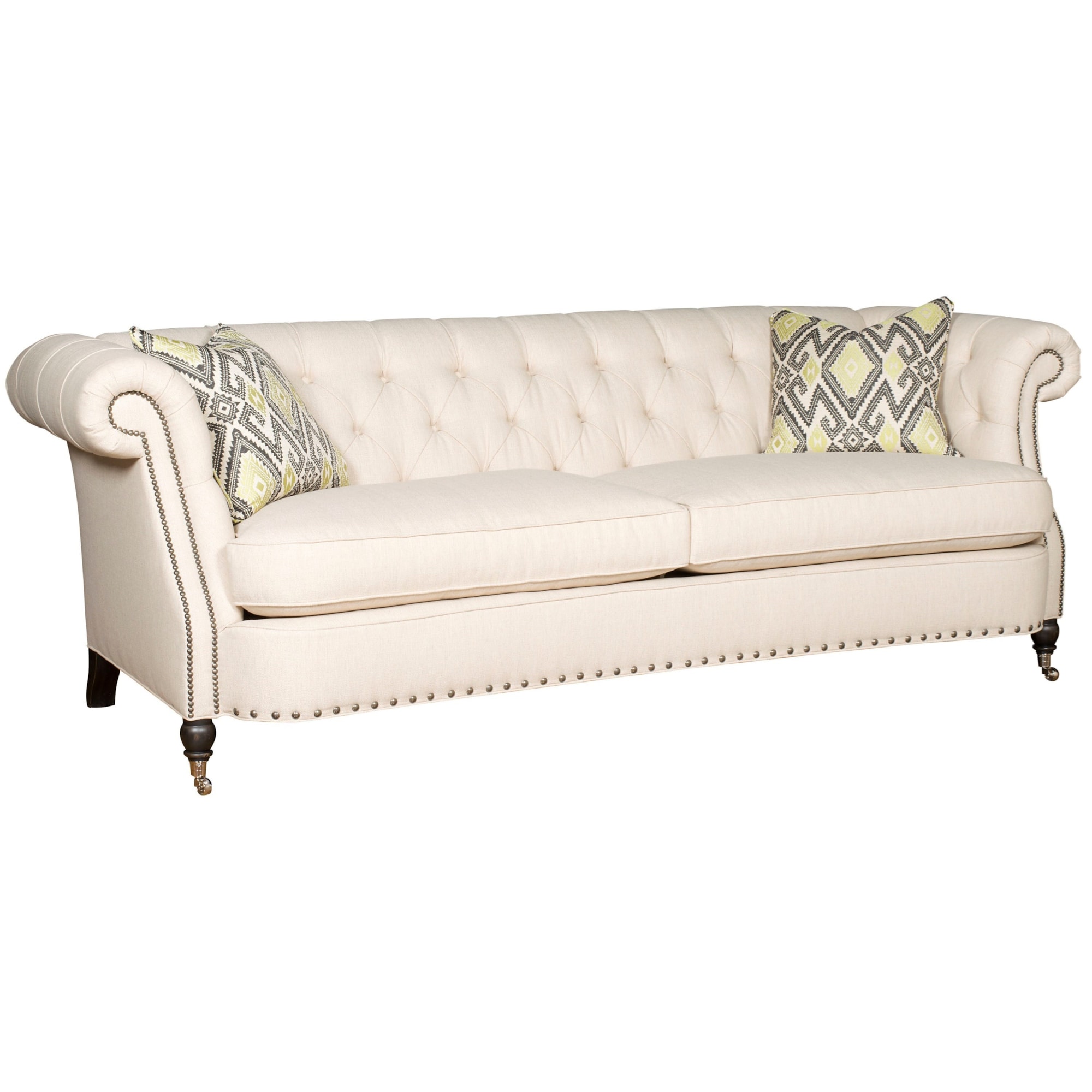 Vanguard Furniture Upholstery Vanguard V9212S Brit Sofa with Tufted
